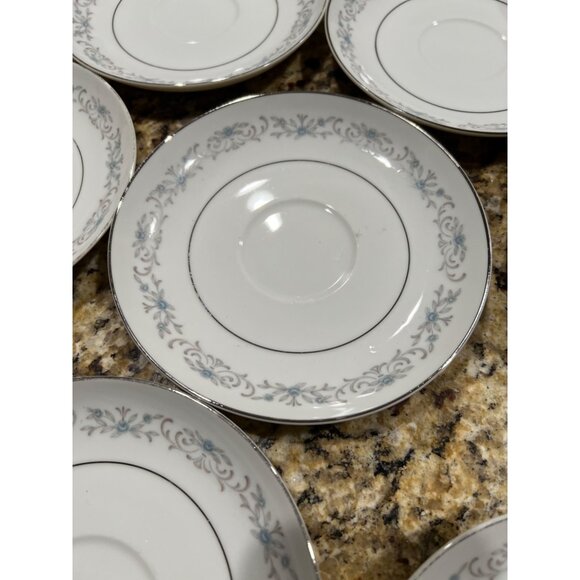 Mikasa Fine China - Deborah 8291 Pattern - 10 Saucers - Picture 4 of 5